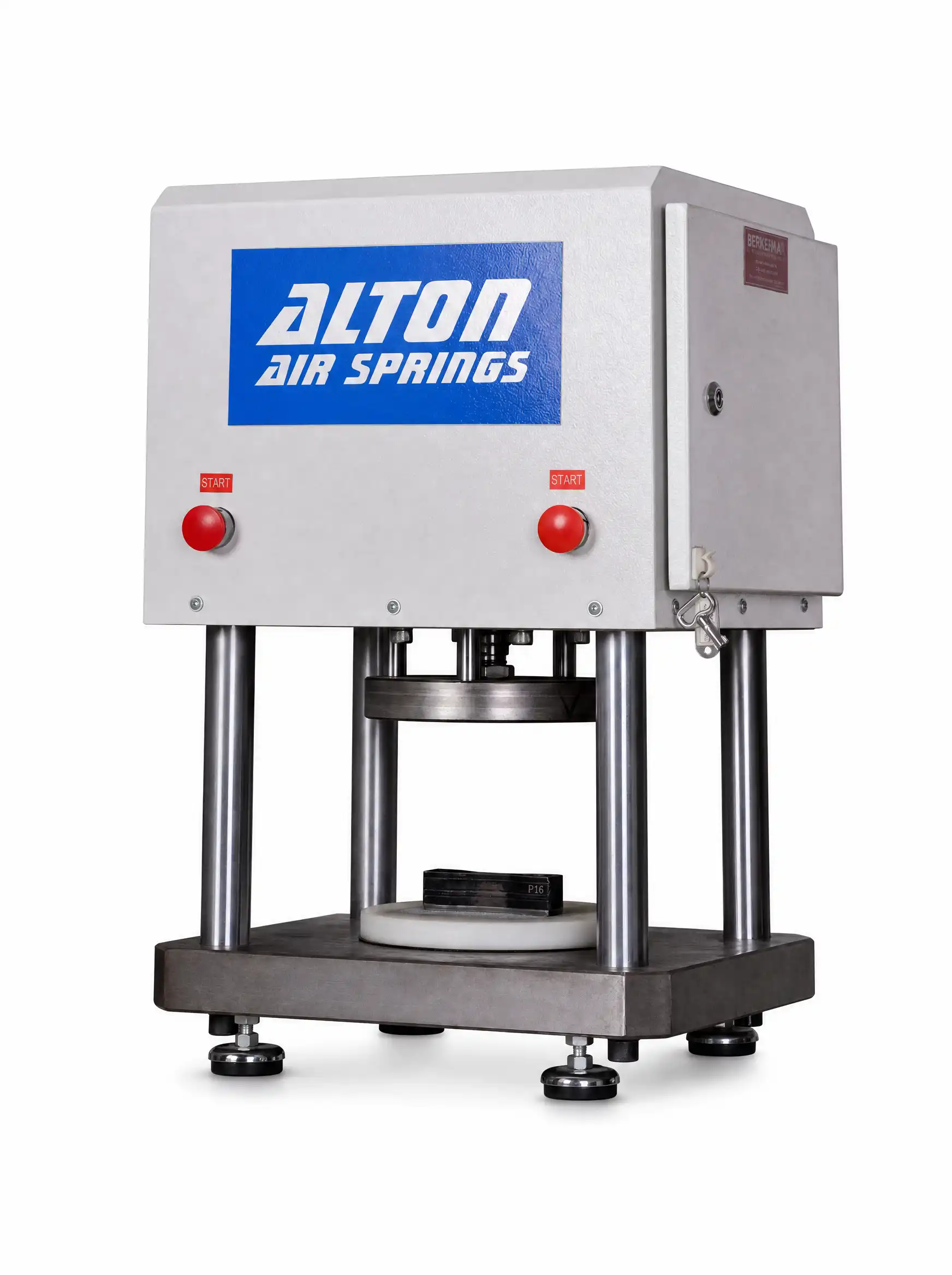 ALTON Air Springs beyaz fonda endüstriyel makine çekimi